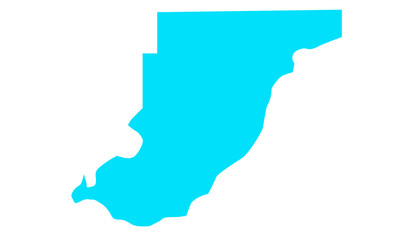 map of Clarke in state of alabama