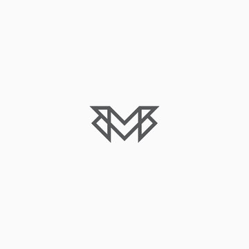 Letter M Logo Icon Design Template. M, BMB, MBB