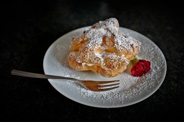 homemade cream puff to coffe time