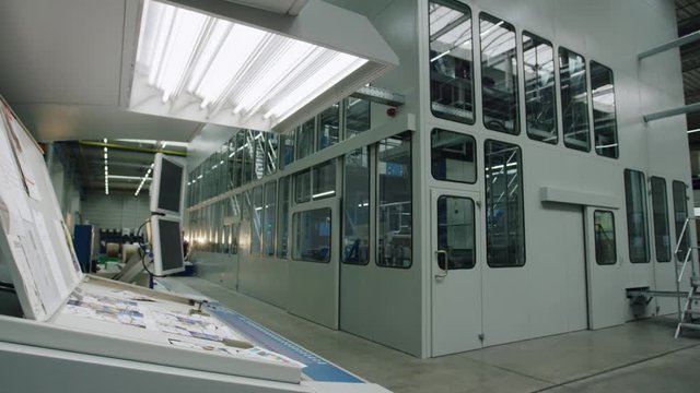 Fabrik Insel in einer Druckerei - Factory Island in a print house