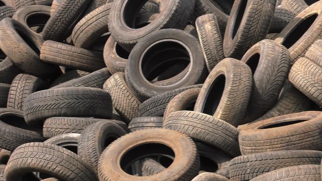 Tires junkyard. 