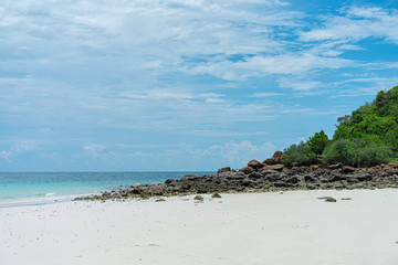 Tien Beach at Koh Larn off the coast of Pattaya Island in Thailand.