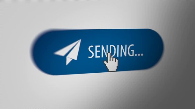 Mouse Cursor Clicking "SEND EMAIL" Button