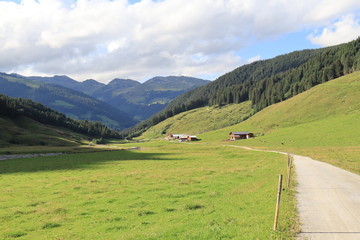 Blick auf die Berge