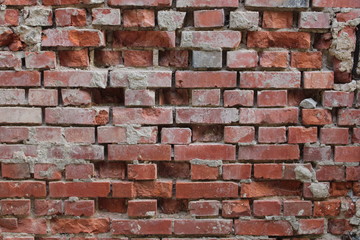 Old grungy brick wall
