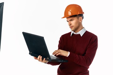man with laptop