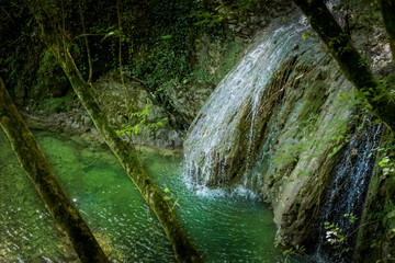 Chianni, Pisa, Tuscany - Ghiaccioni Waterfall