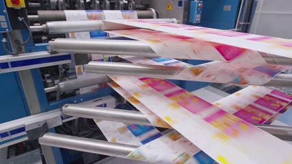 Farbkorrektur eines Heftes - Colorcontrol of a magazine