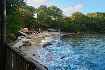 Boston Beach is a real secret paradise on the north coast of the island of Jamaica, with a public beach which is one of the few beaches in Jamaica attracting surfers.