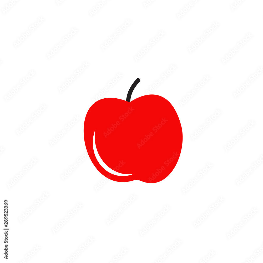 Canvas Prints apple logo design illustration template