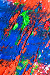 Acrylic Paint and Ink Abstract Lined Background Art