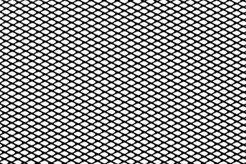 Fototapeta Black mesh texture isolated on white background, clipping path obraz