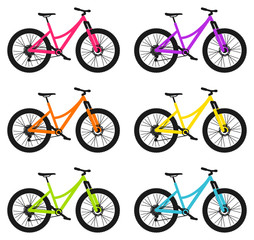 VTT X country femme planche couleurs 2