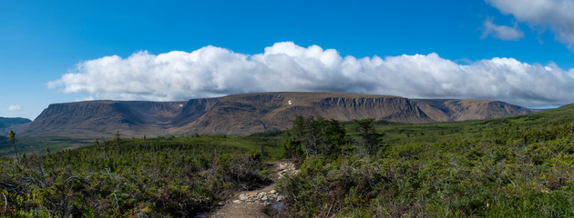 Panoramic View of Tablelands Gros Morne National Park, Newfoundland