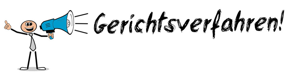 Obraz premium Gerichtsverfahren! 