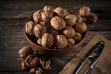 Walnuts in a bowl.