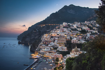 Positano and Sunset