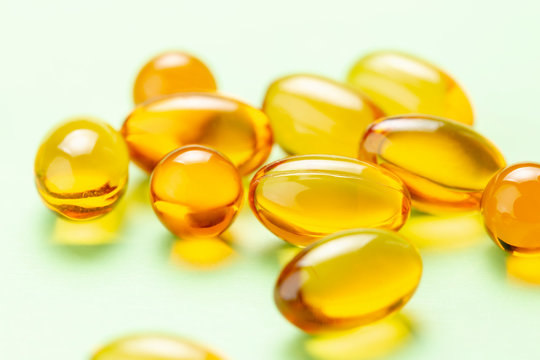 Vitamin D3 omega fish oil capsules