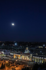 The station square of Yaroslavl. Night