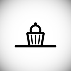 Line style icon of maffin.