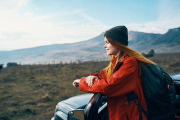 hiker in the mountains