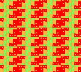Geometric shape abstract pattern design for textile and background