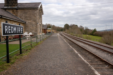 Fototapeta na wymiar Country Railway Station