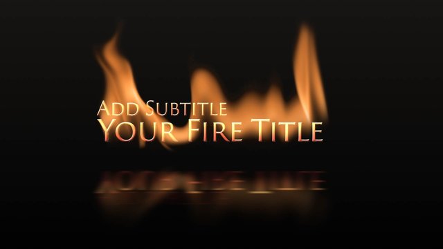 Elegant Flame Title