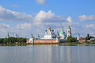 Spaso-Yakovlevsky monastery was founded in 1389 by Rostov Bishop St. James. Major temples built in 1725 - 1758. Russia, Rostov, August 2019