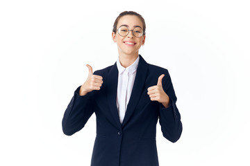 businessman with thumbs up