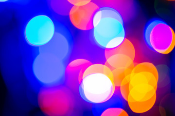 Festive bright Christmas colorful Christmas bokeh. Blur.