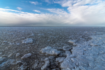 Slushy Ice, Lake Erie Ohio