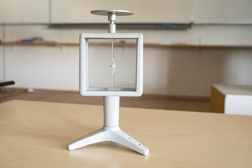 Electroscope in a class room. Used in physics education to demonstrate the principles of...