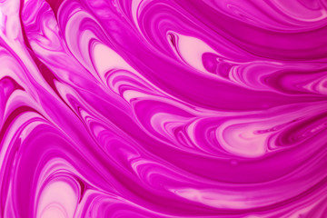 Fototapeta na wymiar Liquid bright background in violet and purple tones. Abstract background image.