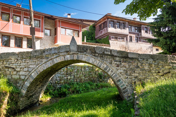 Kalachev Bridge - the Bridge of the first shotgun in historical town of Koprivshtitsa (Bulgaria)