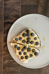 fancy blueberry and ricotta toast