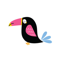 Cute Toucan design vector illustration