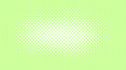 Light green pop art background in retro comic style with halftone dots design isolated