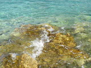 sea waves and rocks
