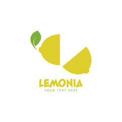 Lemon graphic design template vector isolated illustration