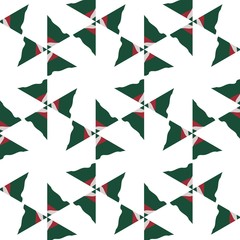 Fototapeta premium Vintage christmas pattern in retro 80s style. Textile fashionable retro design.