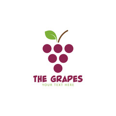 Grapes graphic design template vector isolated illustration
