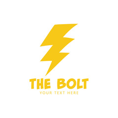 Bolt graphic design template vector isolated illustration