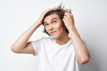 Fototapeta premium young woman with headache