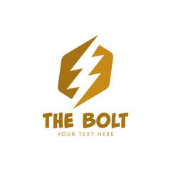 Bolt graphic design template vector isolated illustration