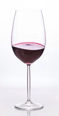 Fotobehang Glass of red dry wine © hello_andrew