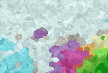 abstract creative painting style with light gray, mulberry  and forest green colors