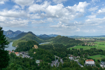 Fototapeta na wymiar Castle Hohenschwangau in Füssen, Bavaria, Germany