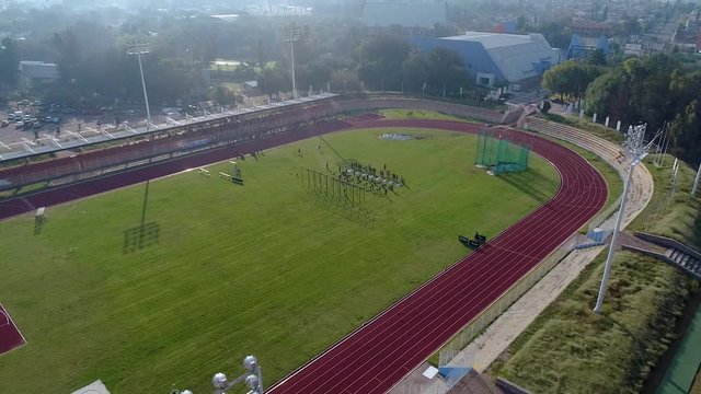 Cross fit con drone en cacha