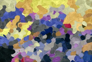 abstract natural painting style with tan, very dark blue and dim gray colors